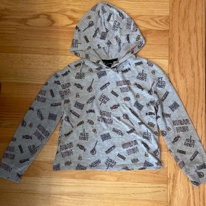 Halloween cropped hoodie